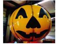 custom helium balloon - jack o'lantern